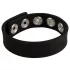 Pulselock Forge - justerbar silikone penisring med trykknap (sort) - 228 mm