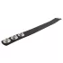 Pulselock Forge - justerbar silikone penisring med trykknapper (sort) - 200 mm