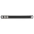 Pulselock Forge - justerbar silikone penisring med trykknapper (sort) - 200 mm