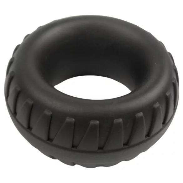 Pulselock Oak - ekstra tyk silikone-penisring (sort) - 40 mm