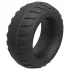 Pulselock Oak - ekstra tyk silikone-penisring (sort) - 40 mm