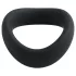 Pulselock Cocktura - snoet penisring i silikone (sort) - 45 mm.