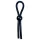 Pulselock Forge - justerbar lasso-penisring i silikone (sort)