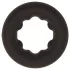 Pulselock Cocktura - prikket silikone penisring (sort) - 27 mm