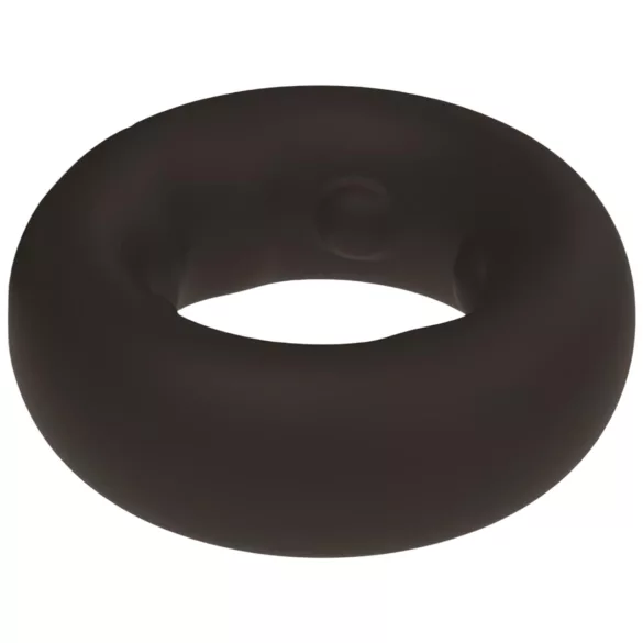 Pulselock Cocktura - prikket silikone penisring (sort) - 27 mm