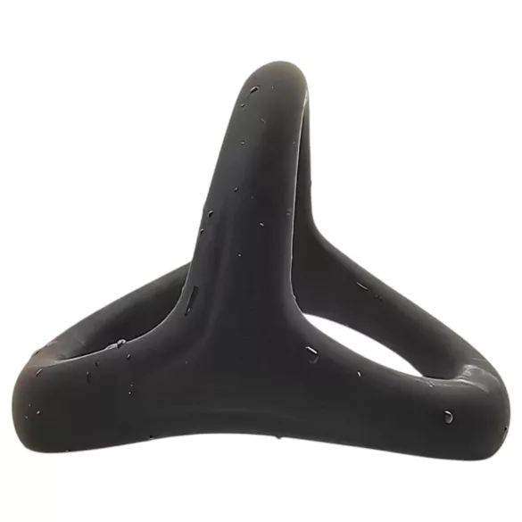 Pulselock Taur - Y-formet penis- og testikelring (sort) - S