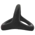 Pulselock Taur - Y-formet penis- og testikelring (sort) - S