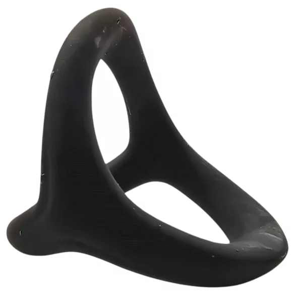 Pulselock Taur - Y-formet penis- og testikelring (sort) - S
