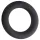 Pulselock Cirkl - sort penisring af silikone (35 mm)