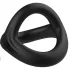 Pulselock Taur - Y-formet penis- og testikelring (sort) - M