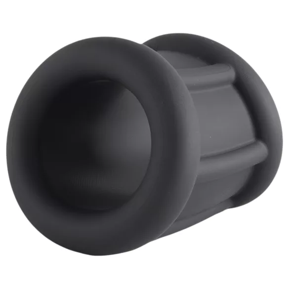 Pulselock Cocktura - riflet silikone penisring (sort) - 30 mm