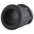Pulselock Cocktura - riflet silikone penisring (sort) - 30 mm