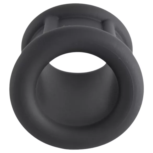 Pulselock Cocktura - riflet silikone penisring (sort) - 30 mm