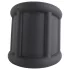 Pulselock Cocktura - riflet silikone penisring (sort) - 30 mm