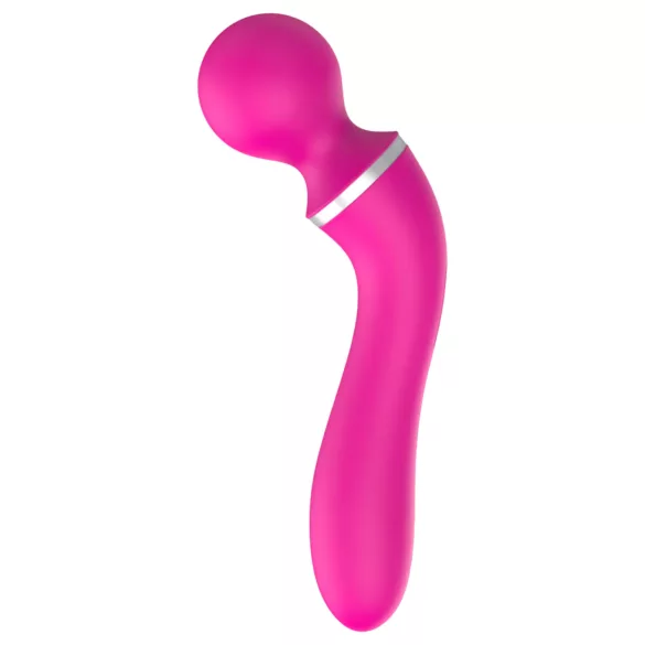 Lonely 2in1 - g-punkt vibrator og massager - 3 hoveder - pink