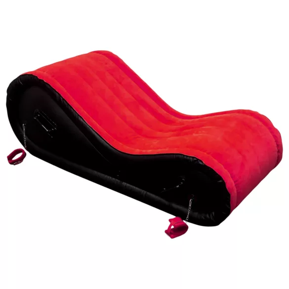 Desirel Magic Pillow - Oppusteligt BDSM-sexmøbel - med håndjern (rød)