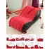 Desirel Magic Pillow - Oppusteligt BDSM-sexmøbel - med håndjern (rød)