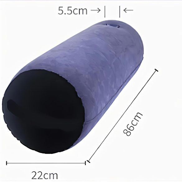 Magic Pillow - oppustelig sexpude - cylinderformet - lilla