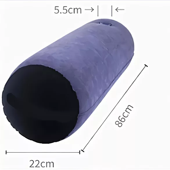 Desirel Magic Pillow - oppustelig sexpude - cylindrisk (lilla)