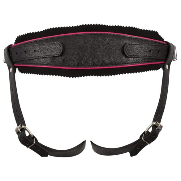 ZADO - harness trusse til strap-on - læder - sort - S-L