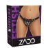 ZADO - harness trusse til strap-on - læder - sort - S-L