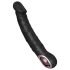 Funny Me - genopladelig, vandtæt vibrator med penishoved (sort)