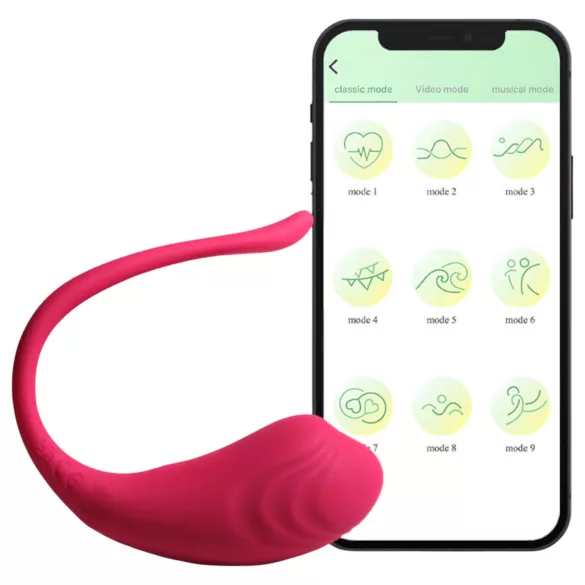 Funny Me - vibrerende æg med fjernbetjening - genopladelig - pink