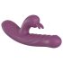Funny Me Rabbit Bunny - genopladelig vibrator med klitorisstimulator (lilla)