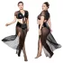JSY 065 - sort babydoll-sæt (XL-2XL)