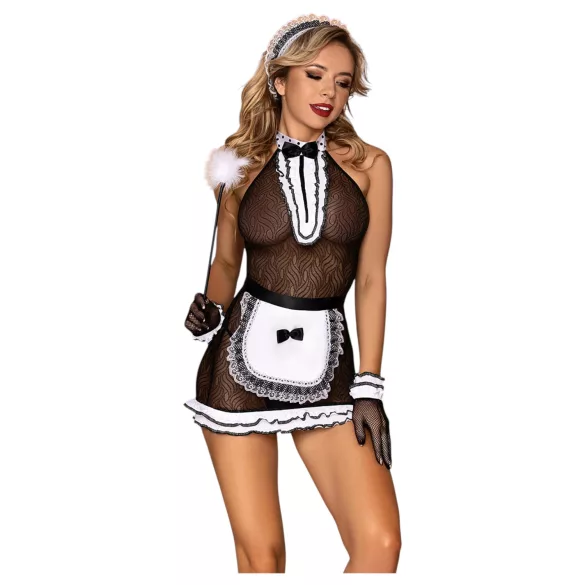 JSY 098 - stuepige-kostume - hvid-sort - L/XL