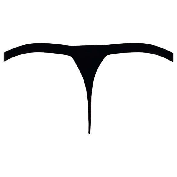 Svenjoyment - herretanga med strass - sort