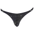 Svenjoyment - herretanga med strass - sort - M