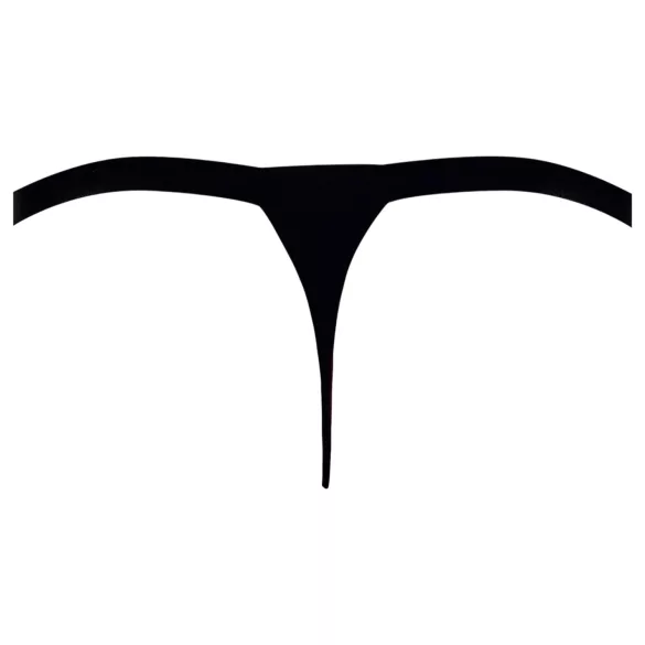 Svenjoyment - herretanga med strass - sort - M