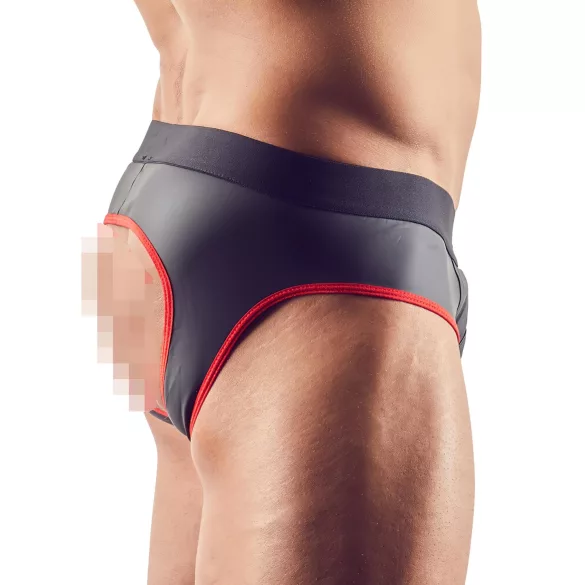 Svenjoyment - jockstrap med åben front - sort