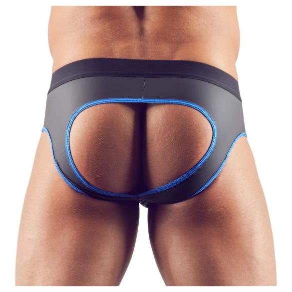 Svenjoyment - jockstrap med åben front - sort/blå