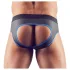 Svenjoyment - jockstrap med åben front - sort/blå - M