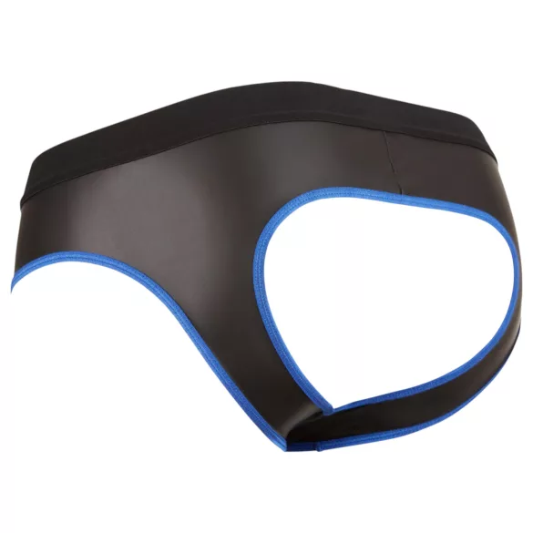 Svenjoyment - jockstrap med åben front - sort/blå - M