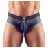 Svenjoyment - jockstrap med åben front - sort/blå - L