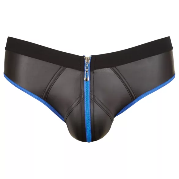 Svenjoyment - jockstrap med åben front - sort/blå - L