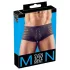 Svenjoyment - Gennemsigtige, stribede boksershorts (sort)