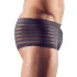 Svenjoyment - Gennemsigtige, stribede boksershorts (sort)