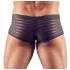 Svenjoyment - Gennemsigtige, stribede boksershorts (sort)