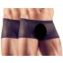Svenjoyment - 2-delt sort gennemsigtig boxershorts-sæt (S-L)