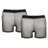 Svenjoyment - 2-delt sort gennemsigtig boxershorts-sæt (S-L)