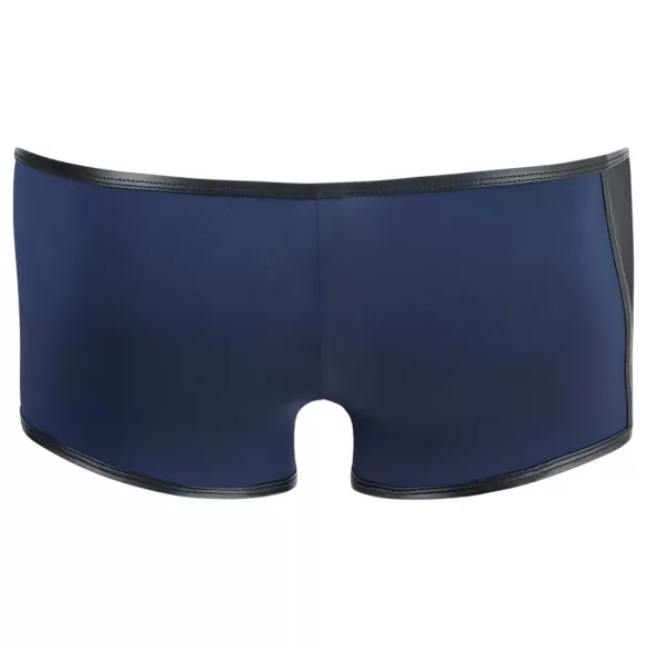 NEK - boxershorts til mænd - blondeindsats, snøre, net - sort/blå - M