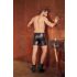 NEK - forlænget herreshorts med metalspænde (sort) - M