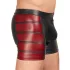NEK - herreboxershorts med lynlås - rød sideindsats - sort