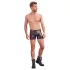 NEK - herreboxershorts med lynlås - rød sideindsats - sort