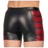 NEK - herreboxershorts med lynlås - rød sideindsats - sort