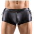 Svenjoyment - herreboxershorts - sidesnøre - mat sort - XL